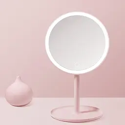 Дзеркало для макіяжу DOCO Pro LED Makeup Mirror Pink (M002) [66274] - мініатюра 2