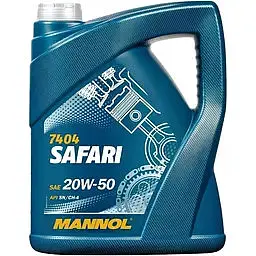 Олива моторна Mannol Safari 20w-50, 5 л (182779)