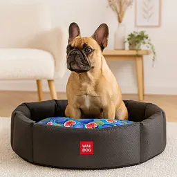 Лежанка для собак Waudog Relax Інжир L  49х49х20 см   - мініатюра 4