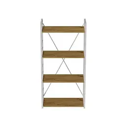 Етажерка 4/60 Ferrum-decor Серії Коннект 120x60x28 білий ДСП Дуб Артізан 16мм (FRD-104244)