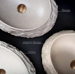 Умивальник Rea Mika накладний 50x38 см warm beige matt REA-U7347 - мініатюра 6
