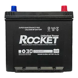 Автомобільний акумулятор ROCKET Japan 6СТ-60Ah АзЕ ASIA 520A (CCA) SMF 65D23L
