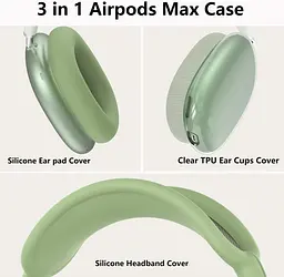 Чохол для Apple Airpods Max 2 / Airpods Max Ear Cups/Ear Pad/Headband Cover Green (ARS83290) - мініатюра 4