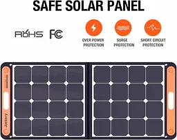 Портативна сонячна панель Jackery SolarSaga 100W [74697] - мініатюра 2