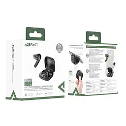 Бездротові навушники ACEFAST W4 true wireless earbuds with phone stand чорний - мініатюра 2