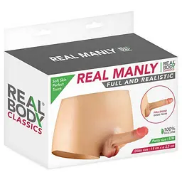 Страпон Real Body Real Manly Full And Realistic, S/M - мініатюра 5