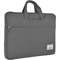 Сумка для ноутбука WiWU Vivi Laptop Handbag 15.6`/16` Gray (6936686411134) [160817] - мініатюра 2