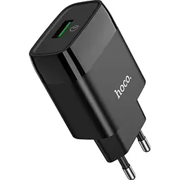 Мережевий зарядний пристрій Hoco C72Q Glorious 18W Black (732507) [125143]
