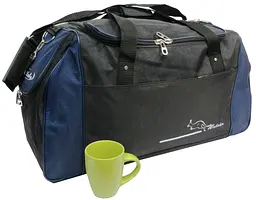 Спортивна сумка Wallaby 447-1 5L Чорний із синім