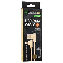 USB кабель Gelius Pro Emperor 1A Apple Lightning Pink - мініатюра 2