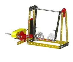 Конструктор Zephyr Mechanix Funfair металевий з електромотором 205 елементів 7 моделей - мініатюра 4