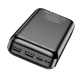 УМБ Borofone Pindar power bank BJ27A 20000mAh акумулятор чорний портативний - мініатюра 3