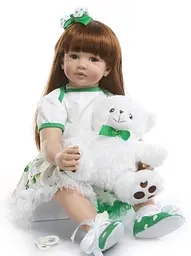 Силіконова колекційна лялька реборн reborn дівчина ніка Reborn Dolls det0018827 - мініатюра 5