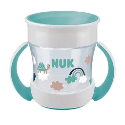 Поїльник Nuk Evolution Mini Magic, 160мл, білий з бірюзовим (3952387)