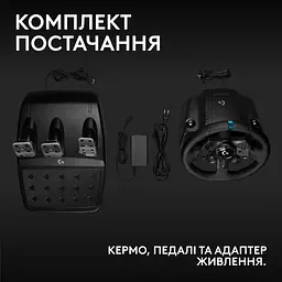 Кермо і педалі Logitech G923 Trueforce Racing Wheel and Pedals (941-000149) Black - мініатюра 10