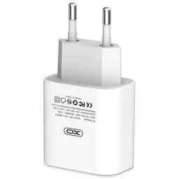 Зарядний пристрій XO L40 Type-C PD Power Adapter 18W/1 USB-C White - мініатюра 3
