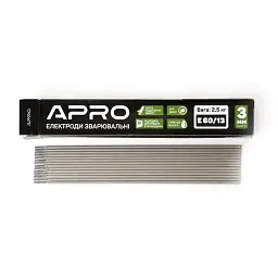 Електроди зварювальні Apro Е 60/13 AC/DC 2.5 кг 3 мм 30412