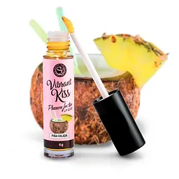 Блиск для губ Secret Play Vibrant Kiss Pina Colada 6 мл - мініатюра 4