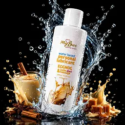 Лубрикант MyLove Aroma Series IntimMassage 2in1 Eggnog, 300 мл - мініатюра 2
