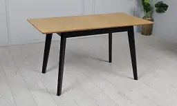 Стіл Мілан розкладний 1100/1400x700x750 чорний/Black patina - мініатюра 4