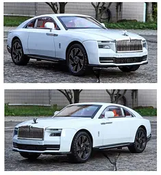 Колекційна металева модель автомобіля АвтоЕксперт Rolls-Royce Spectre з інерцією, світлом та звуком 1:24  - мініатюра 10