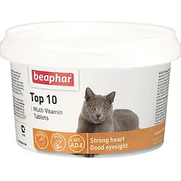 Кормова добавка для котів Beaphar Top 10 (180 табл.)