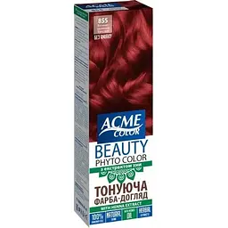Фарба ACME COLOR догляд Тонуюча (без аміаку) Beauty Phyto Color №855 65г Вогняно-червоний