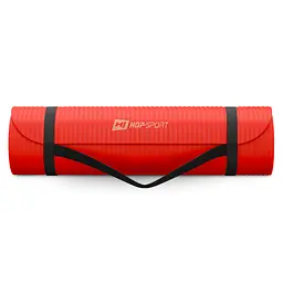 Коврик для йоги Hop-Sport HS-NB010GM NBR 1см яскраво-червоний - мініатюра 3