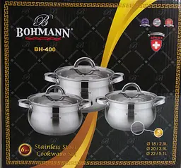 Набір посуду Bohmann BH-400 6 предметів - мініатюра 9
