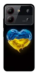 Чохол Demsky Серце України для ZTE Blade A54 4G