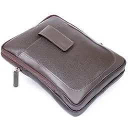 Чоловіча шкіряна сумка SHVIGEL 20х26,5х4,5 см sum0012314 - мініатюра 4
