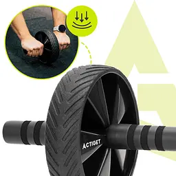Ролик (гімнастичне колесо) для преса Actiget Ab Wheel ACT0110 Black - мініатюра 6