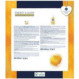 Набір жіночий Nivea Energy&Glow 2024: Денний крем проти зморщок SPF15 50 мл + Освітлююча міцелярна вода 400 мл - мініатюра 8