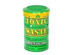 Кислі цукерки Toxic Waste Green Sour Candy 42g