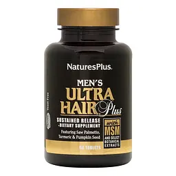 Вітаміни та мінерали NaturesPlus Ultra Hair Men's 60 таблеток