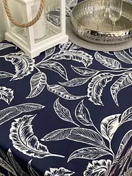 Скатертина Ecotton DUCK 170х220 см водовідштовхувальна синя 2894-25 Blue (23539) - мініатюра 2