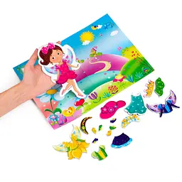 Магнітна гра Vladi Toys Фея в папці укр. мова (VT3204-28) - мініатюра 3