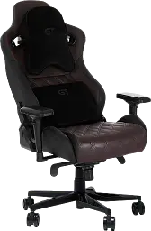 Геймерське крісло GT Racer чорне з коричневим (X-0724 Black/Brown) - мініатюра 3