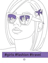 Розмальовка #Girls#Fashion#Travel