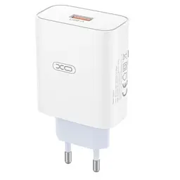 Зарядний пристрій XO USB 120W + cable USB to USB-C white (XO-L128U) - мініатюра 3