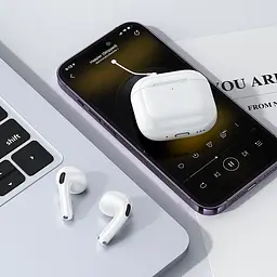 Бездротові навушники Hoco EW83 True wireless stereo headset, BT5.4, 30mAh, 300mAh, 4h, white - мініатюра 8