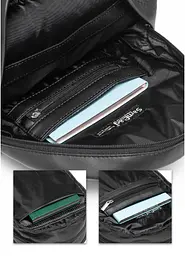 Жіночий рюкзак Sambag Brix KQH чорний 29 х 22 х 10 см (11321001) - мініатюра 11