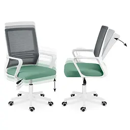 Офісне крісло Sofotel Corta Grey/Green (241402) - мініатюра 9