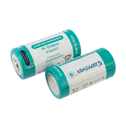 Акумулятор Keeppower 16340 P1634TC Type-C RCR123A 3В 1000мАг Li-ion (2456235205) - мініатюра 4