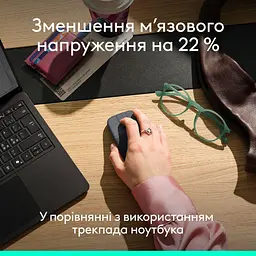 Миша Logitech Mobi Fold Wireless Mouse Graphite (910-007604) - мініатюра 11