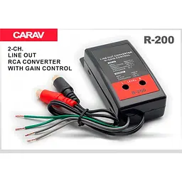 Перетворювач рівня сигналу 2-х канальний Carav R-200 - мініатюра 3