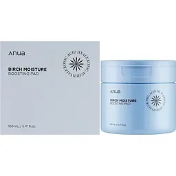 Пади для обличчя Anua Birch Moisture Boosting Pad зволожувальні з березовим соком 70 шт. 160 мл