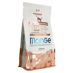 Сухий корм Monge Cat Adult з лососем, 0,4 кг (970005487) - мініатюра 2