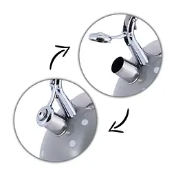 Чайник із свистком Kamille KM-0695GR 3 л сірий - мініатюра 5