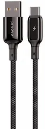 Кабель Proove Dense Metal USB to Type-C 3A (2m) black (CCDM20001221)